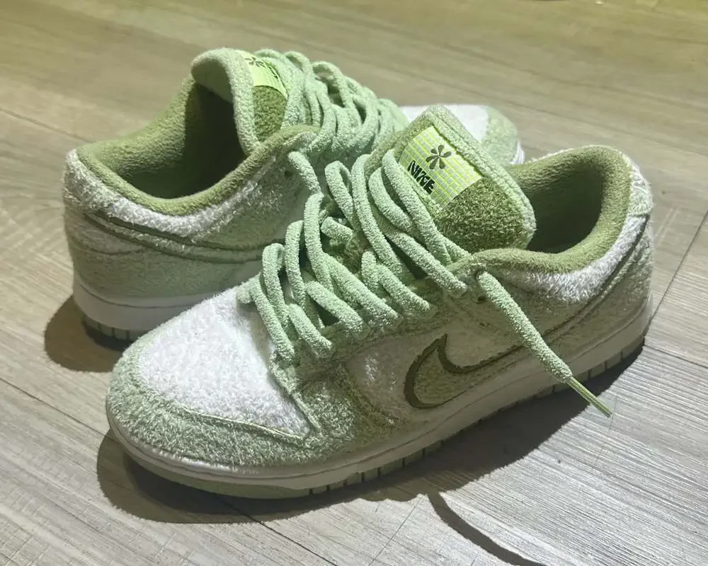 Nike Dunk Low SE 'Fleece Pack' Honeydew Women's Sneakers DQ7579-300
